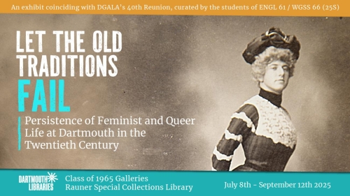 "Let the Old Traditions Fail" Exhibition Poster