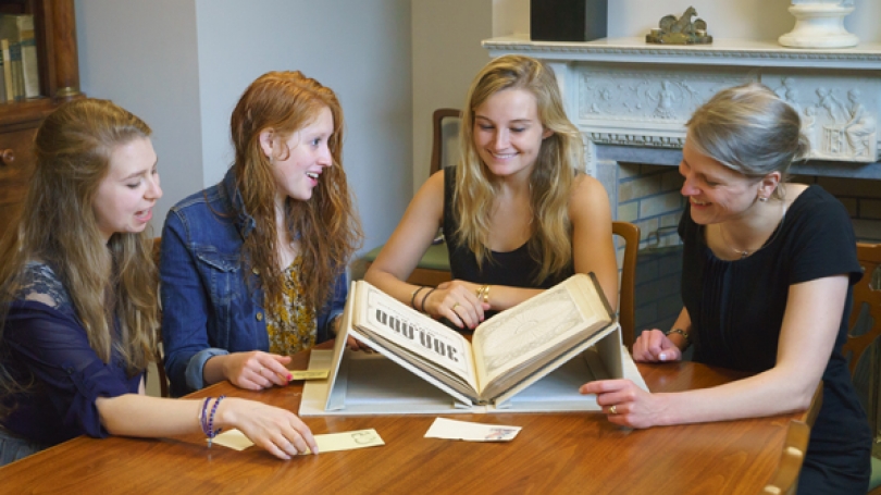 Elissa Watters '15,Amanda Geduld '15, Colleen Scannell '15, Colleen Boggs